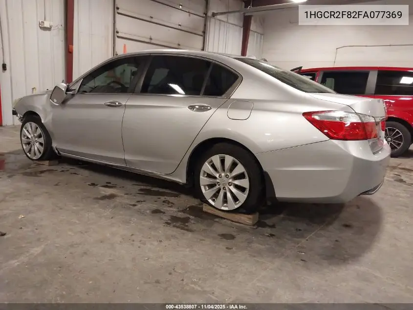 1HGCR2F82FA077369 2015 Honda Accord Ex-L