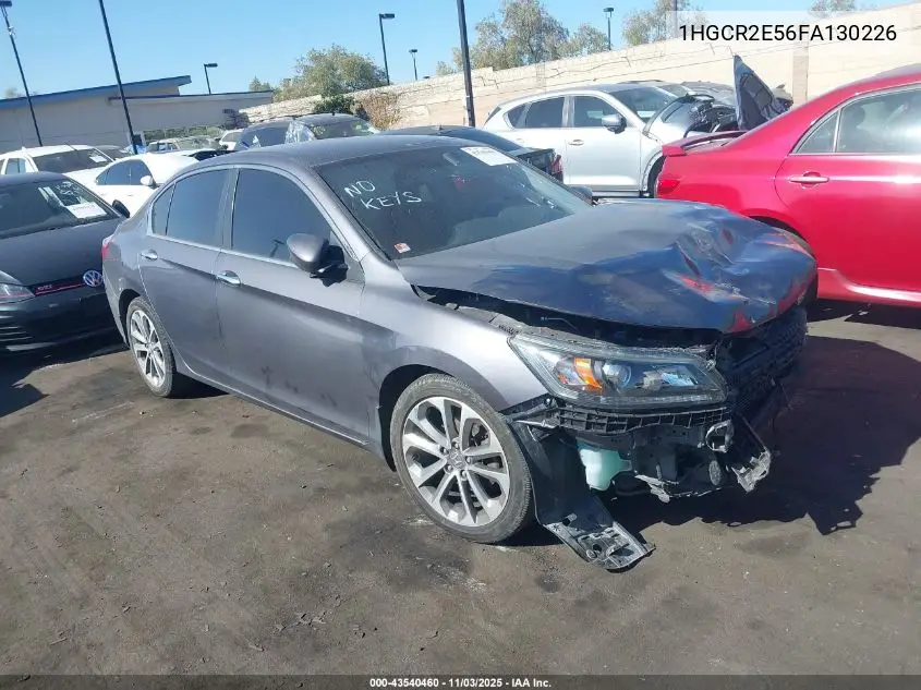1HGCR2E56FA130226 2015 Honda Accord Sport