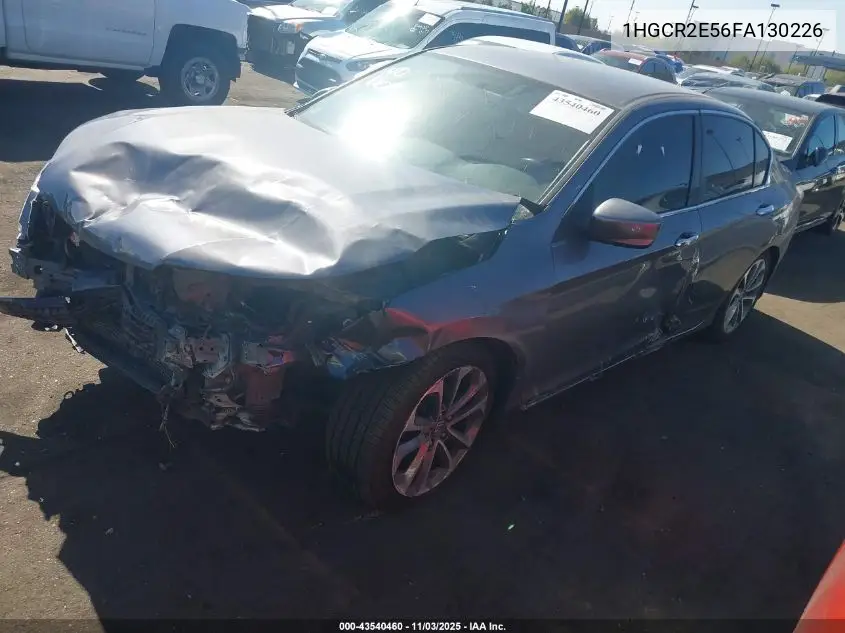 1HGCR2E56FA130226 2015 Honda Accord Sport