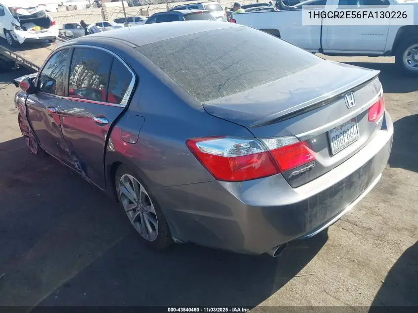 1HGCR2E56FA130226 2015 Honda Accord Sport