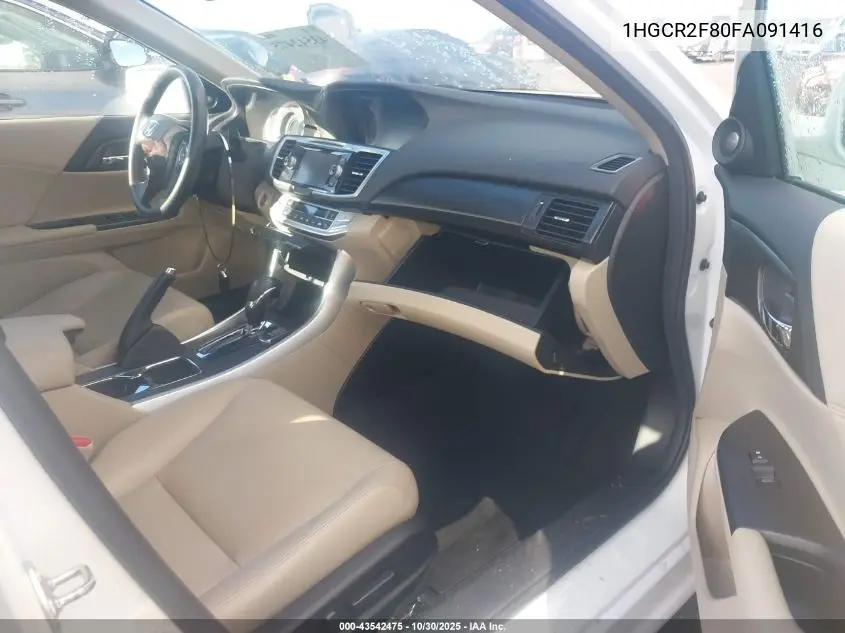 1HGCR2F80FA091416 2015 Honda Accord Ex-L