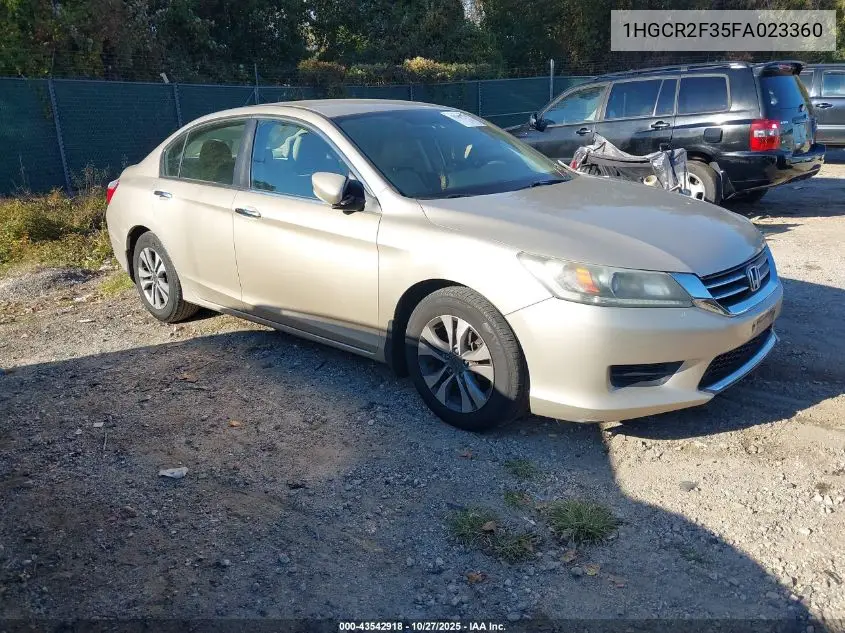 1HGCR2F35FA023360 2015 Honda Accord Lx