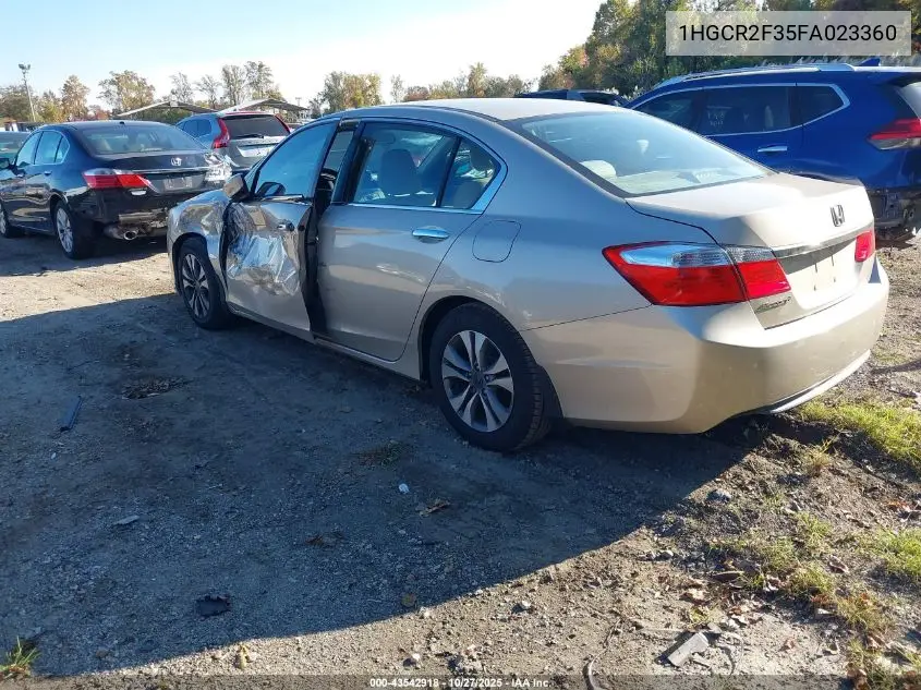 1HGCR2F35FA023360 2015 Honda Accord Lx