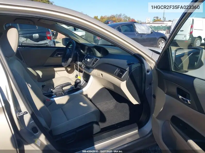 1HGCR2F35FA023360 2015 Honda Accord Lx