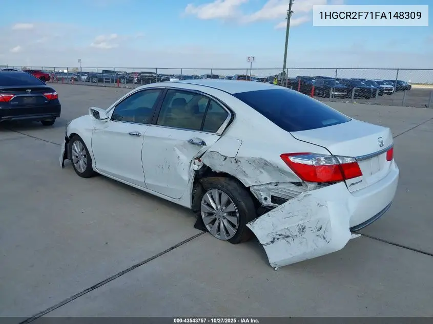 1HGCR2F71FA148309 2015 Honda Accord Ex