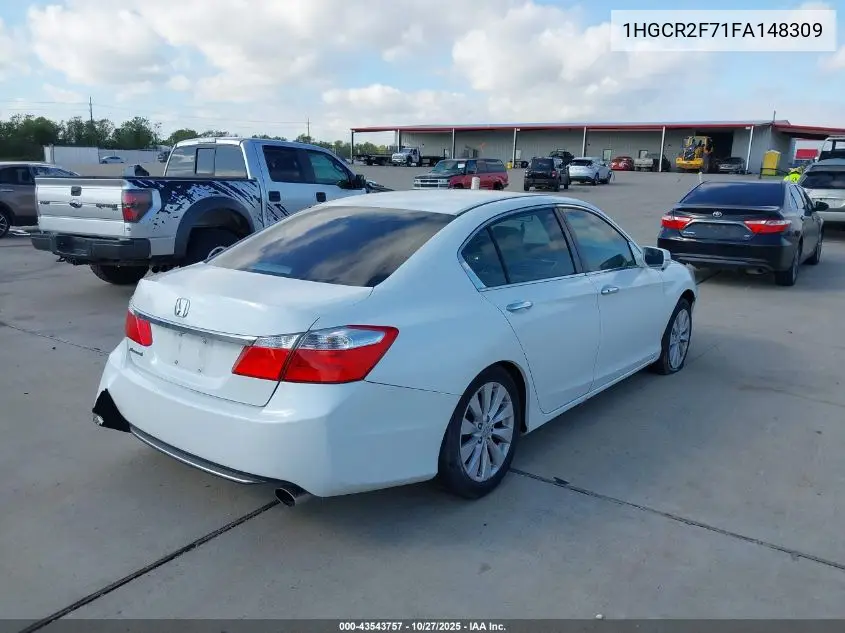1HGCR2F71FA148309 2015 Honda Accord Ex