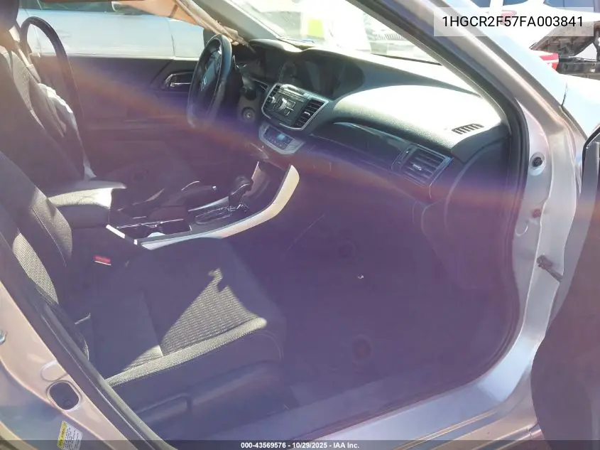1HGCR2F57FA003841 2015 Honda Accord Sport
