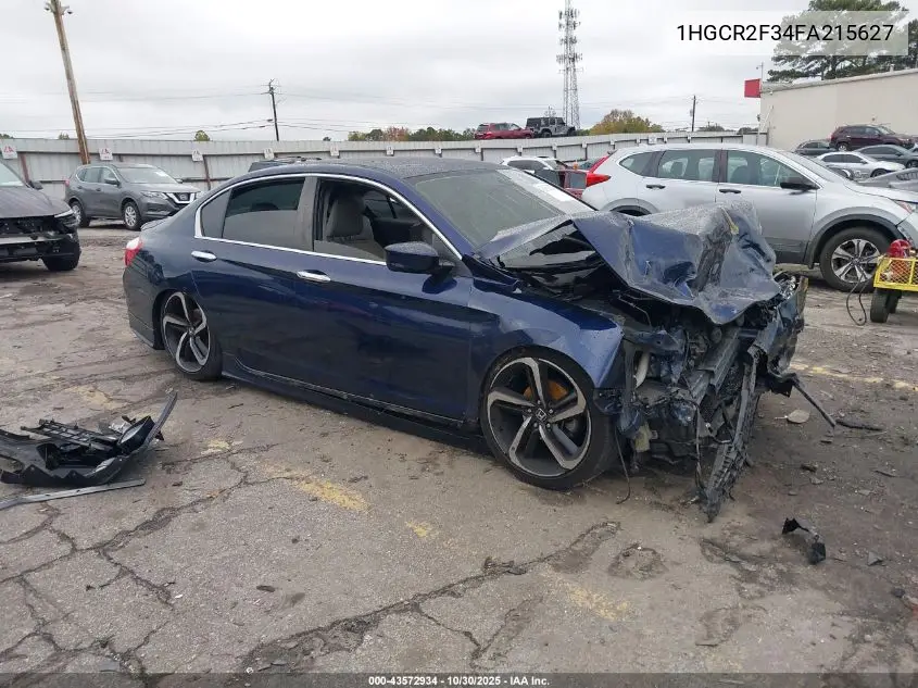 1HGCR2F34FA215627 2015 Honda Accord Lx