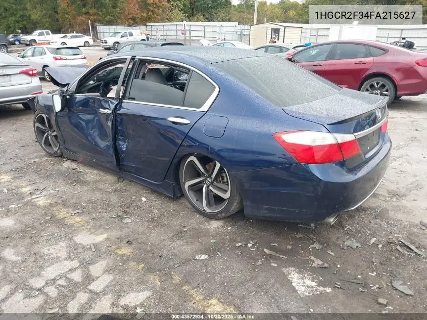 1HGCR2F34FA215627 2015 Honda Accord Lx