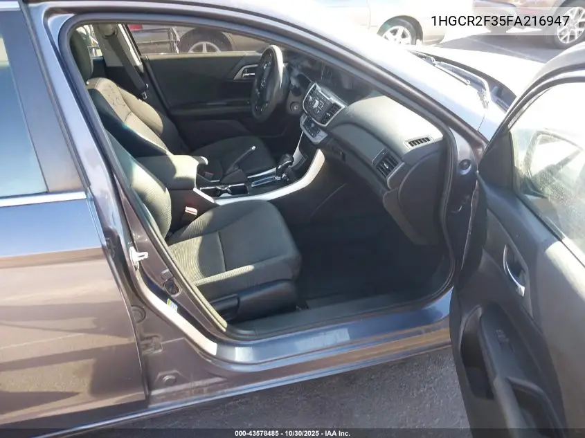 1HGCR2F35FA216947 2015 Honda Accord Lx