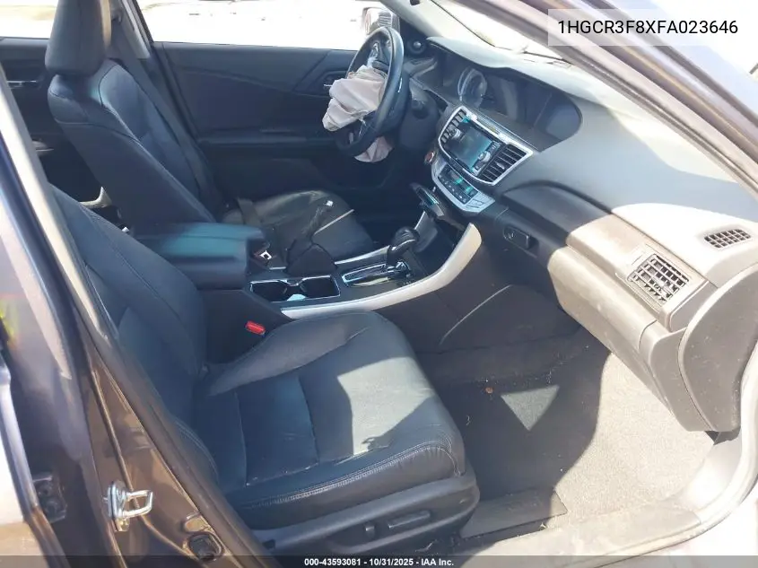 1HGCR3F8XFA023646 2015 Honda Accord Ex-L V-6