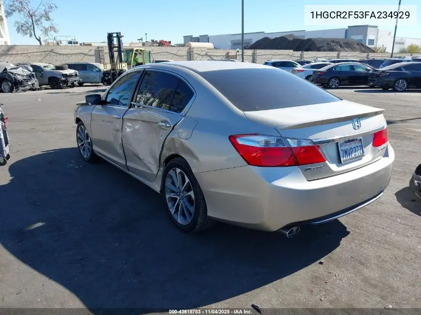 1HGCR2F53FA234929 2015 Honda Accord Sport