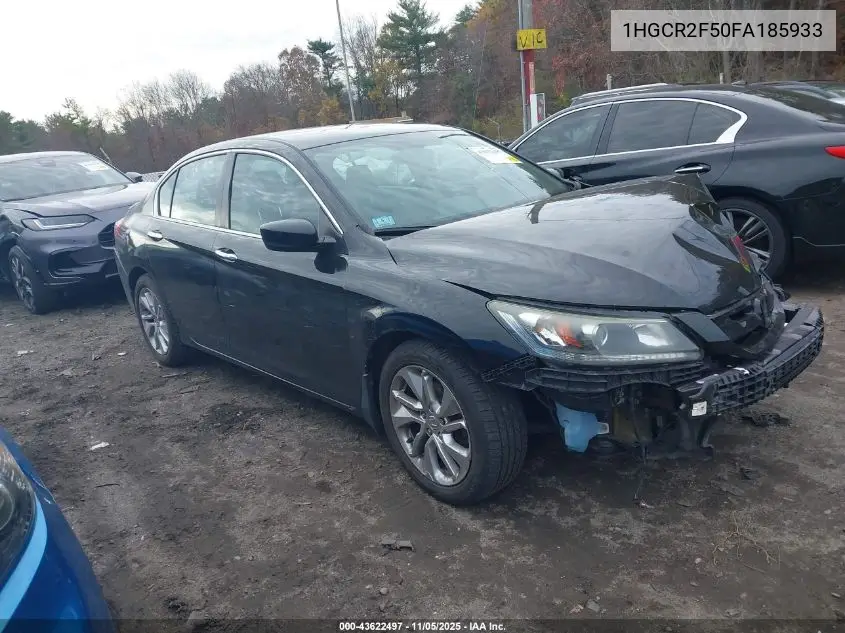 1HGCR2F50FA185933 2015 Honda Accord Sport