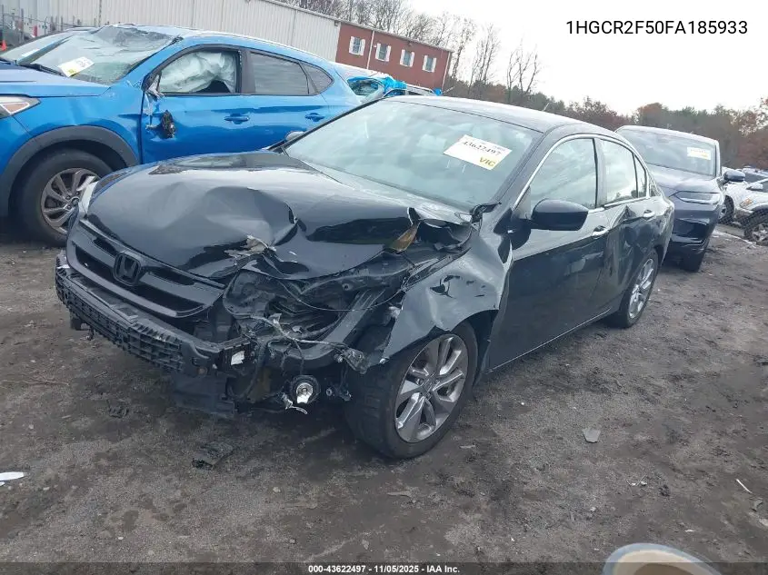 1HGCR2F50FA185933 2015 Honda Accord Sport