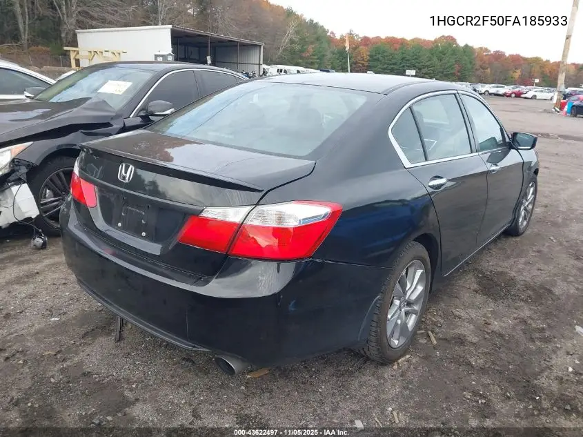 1HGCR2F50FA185933 2015 Honda Accord Sport