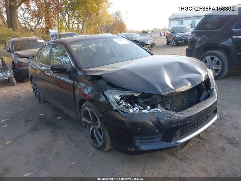 1HGCR2F38FA158302 2015 Honda Accord Lx