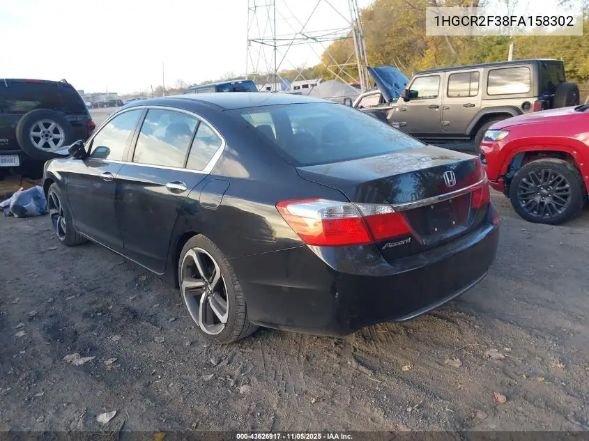 1HGCR2F38FA158302 2015 Honda Accord Lx
