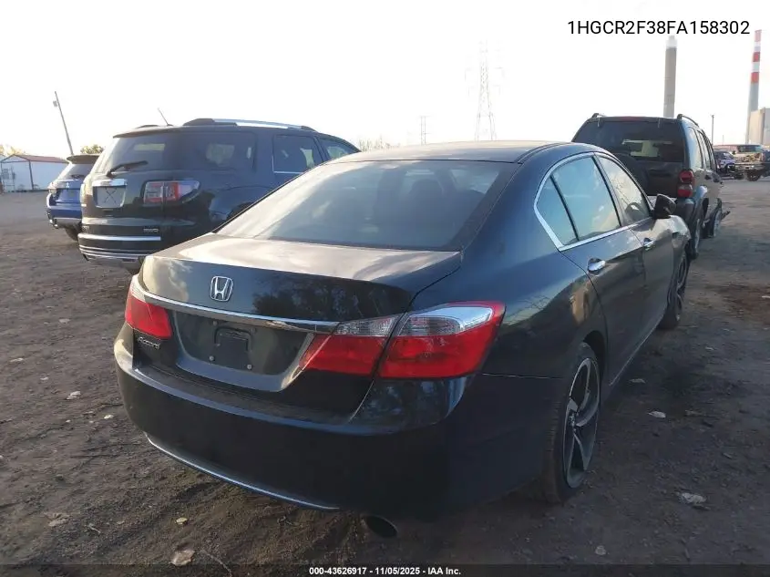 1HGCR2F38FA158302 2015 Honda Accord Lx