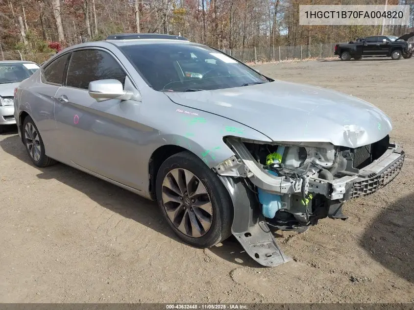 1HGCT1B70FA004820 2015 Honda Accord Ex