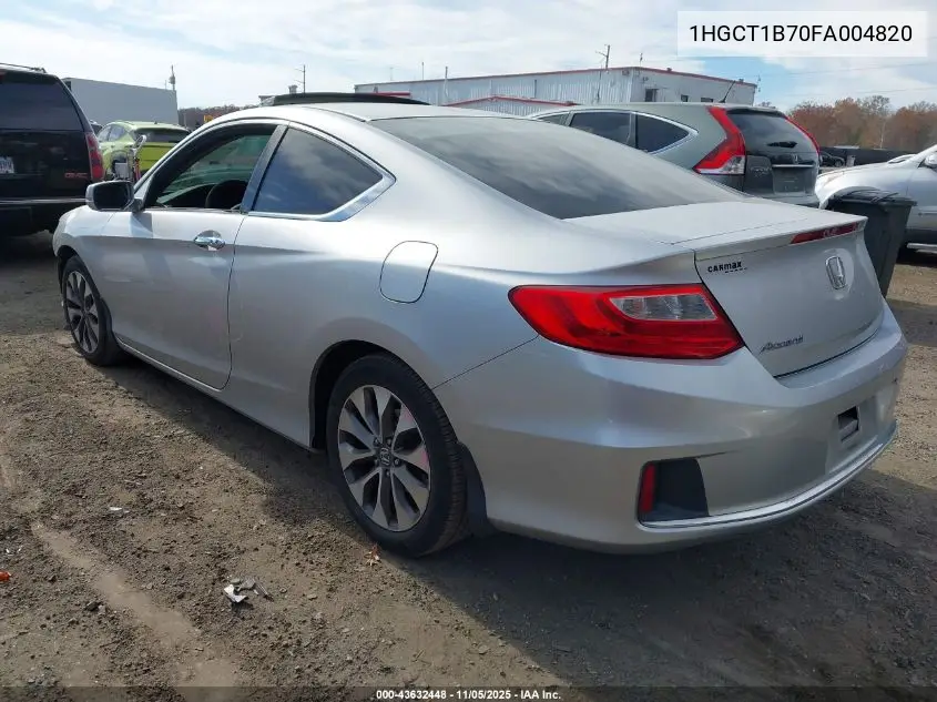1HGCT1B70FA004820 2015 Honda Accord Ex