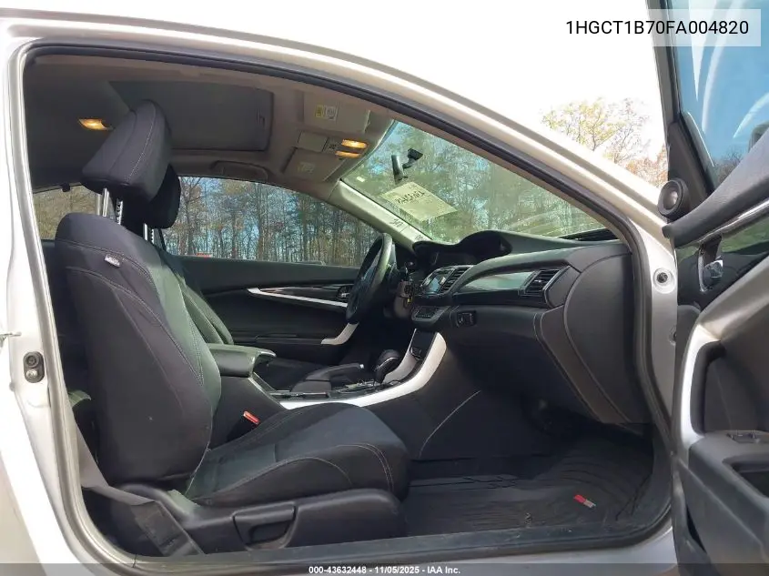 1HGCT1B70FA004820 2015 Honda Accord Ex
