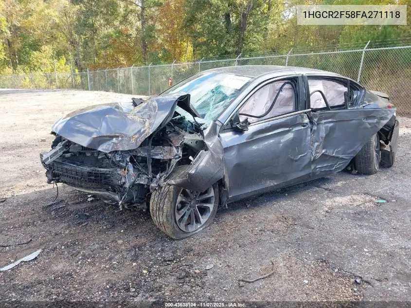 1HGCR2F58FA271118 2015 Honda Accord Sport