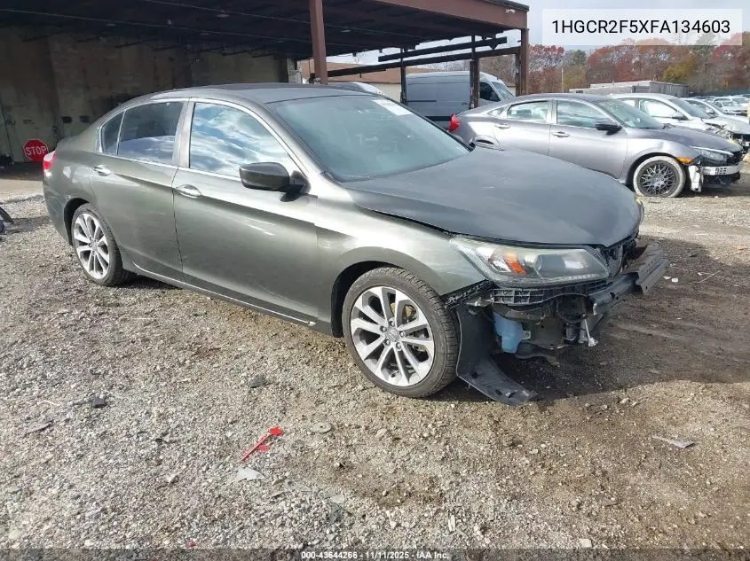1HGCR2F5XFA134603 2015 Honda Accord Sport