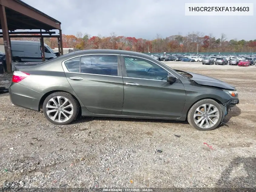1HGCR2F5XFA134603 2015 Honda Accord Sport