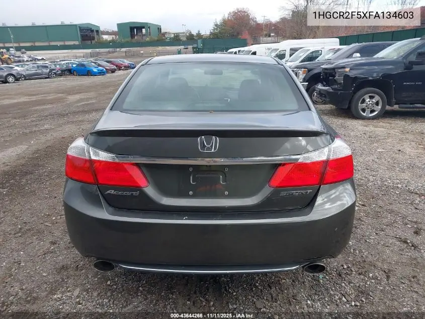 1HGCR2F5XFA134603 2015 Honda Accord Sport