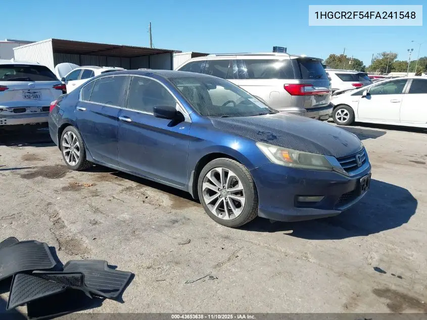1HGCR2F54FA241548 2015 Honda Accord Sport
