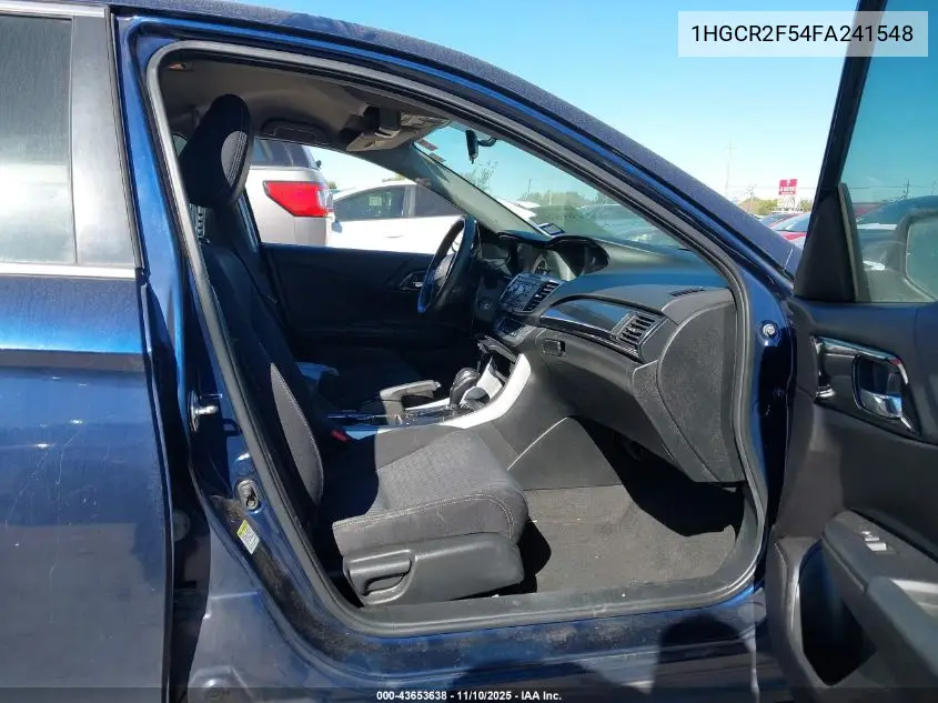 1HGCR2F54FA241548 2015 Honda Accord Sport