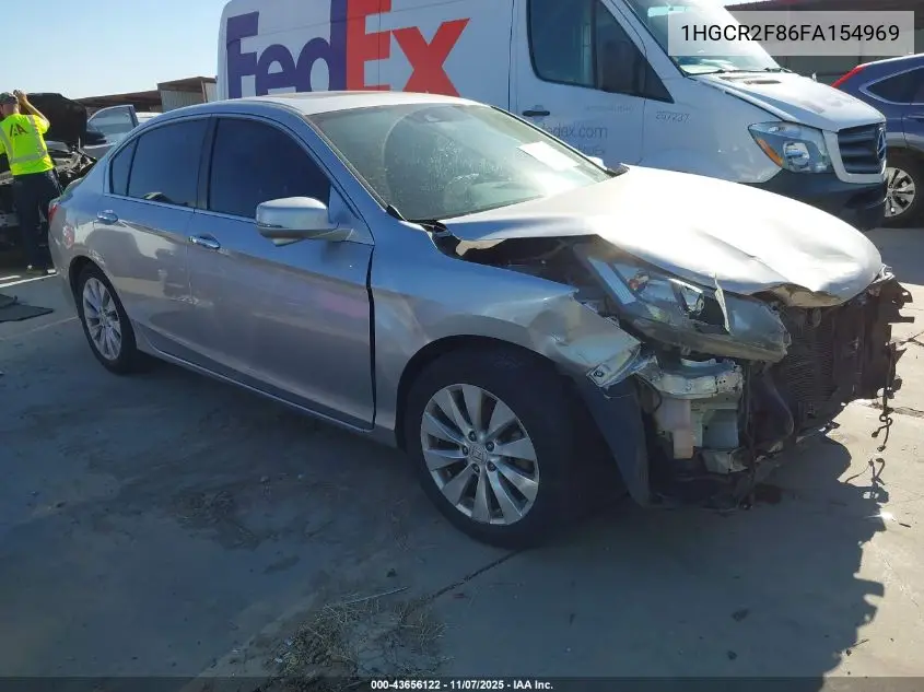 1HGCR2F86FA154969 2015 Honda Accord Ex-L