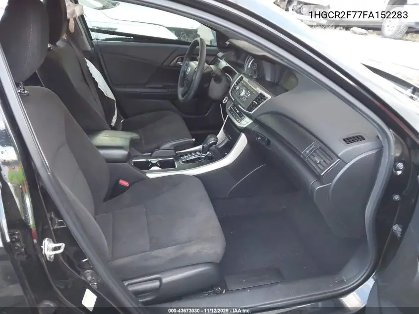 1HGCR2F77FA152283 2015 Honda Accord Ex