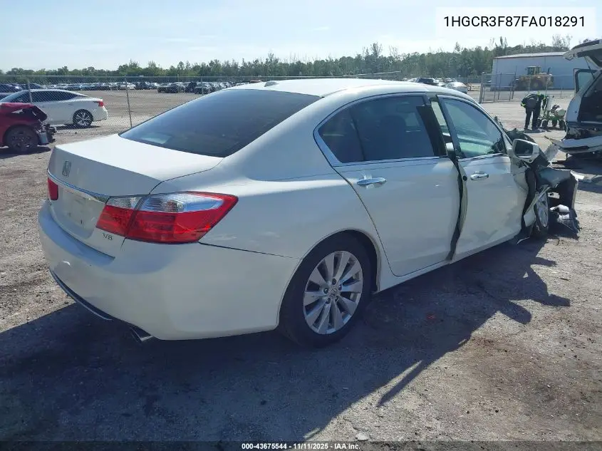 1HGCR3F87FA018291 2015 Honda Accord Ex-L V-6