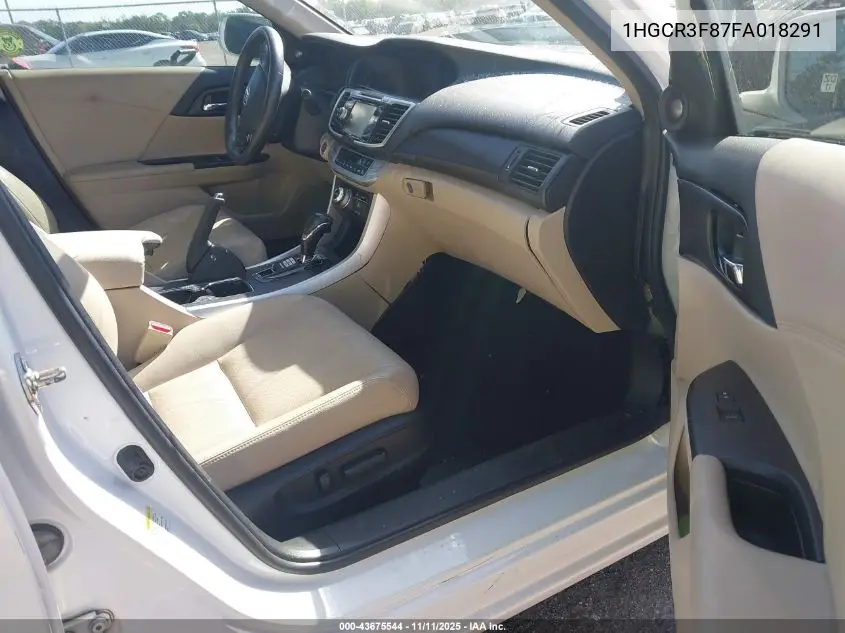 1HGCR3F87FA018291 2015 Honda Accord Ex-L V-6