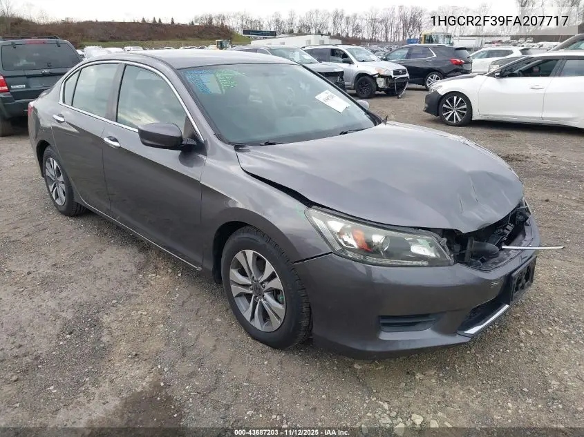 1HGCR2F39FA207717 2015 Honda Accord Lx