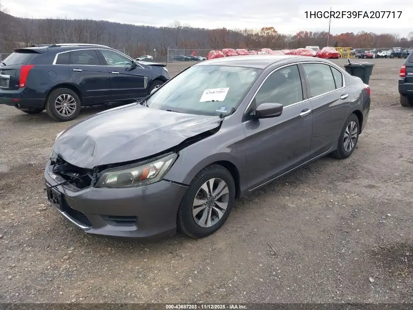 1HGCR2F39FA207717 2015 Honda Accord Lx