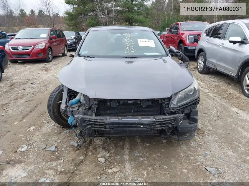 1HGCR2F37FA080031 2015 Honda Accord Lx