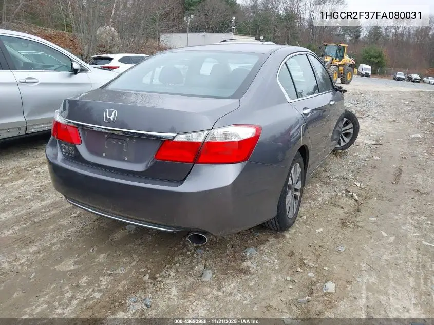 1HGCR2F37FA080031 2015 Honda Accord Lx