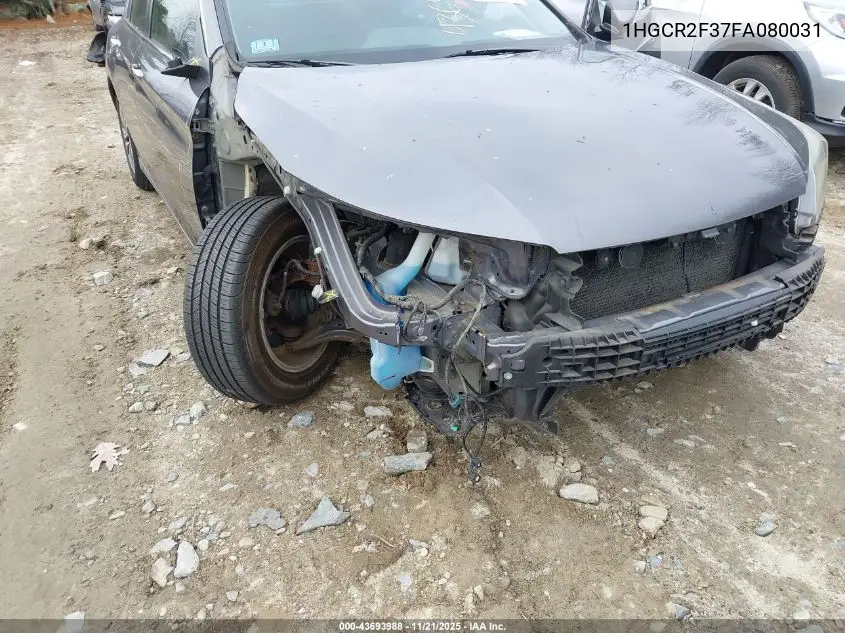 1HGCR2F37FA080031 2015 Honda Accord Lx