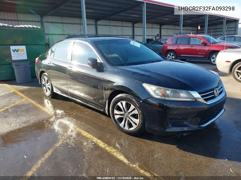 1HGCR2F32FA093298 2015 Honda Accord Lx