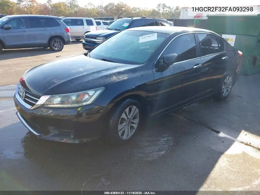 1HGCR2F32FA093298 2015 Honda Accord Lx