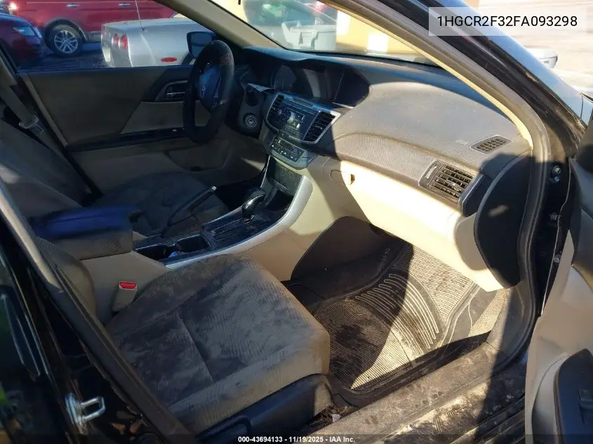 1HGCR2F32FA093298 2015 Honda Accord Lx