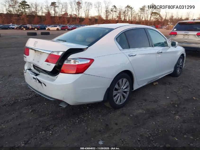 1HGCR3F80FA031299 2015 Honda Accord Ex-L V-6