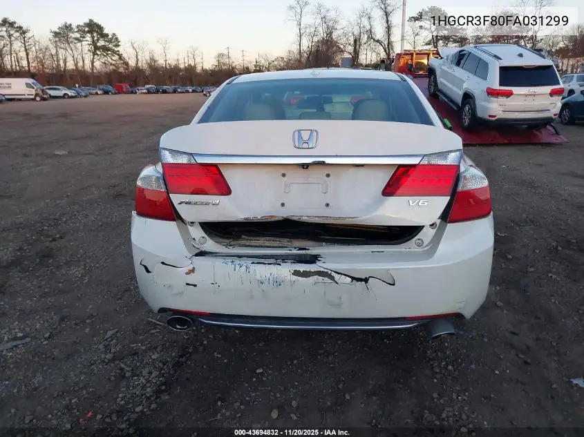 1HGCR3F80FA031299 2015 Honda Accord Ex-L V-6