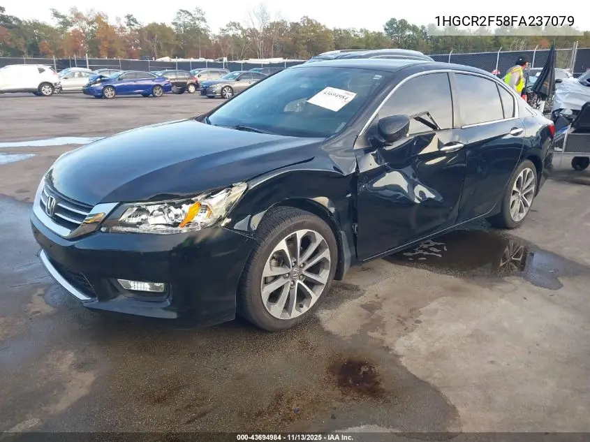 1HGCR2F58FA237079 2015 Honda Accord Sport