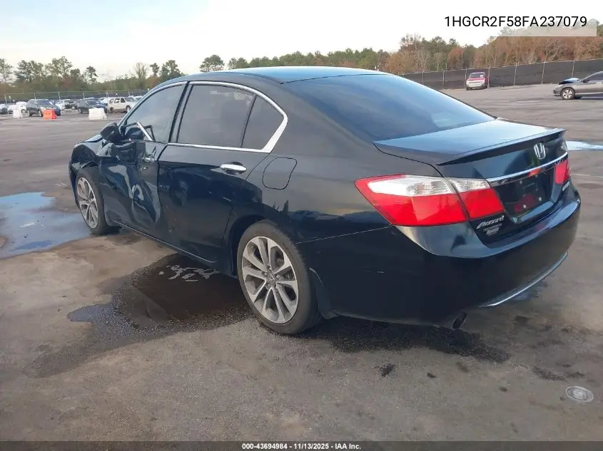 1HGCR2F58FA237079 2015 Honda Accord Sport