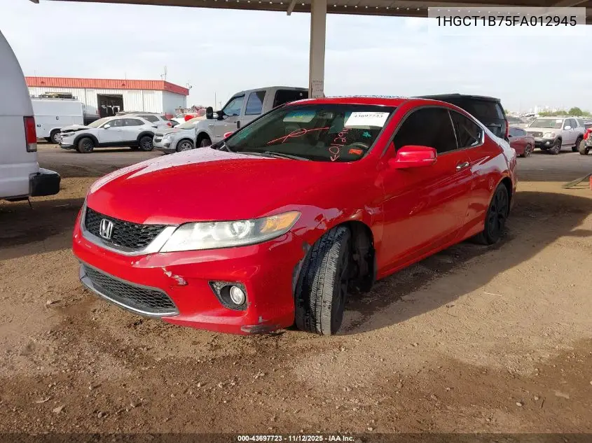 1HGCT1B75FA012945 2015 Honda Accord Ex