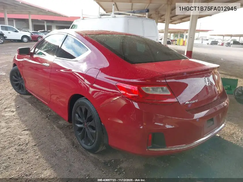 1HGCT1B75FA012945 2015 Honda Accord Ex