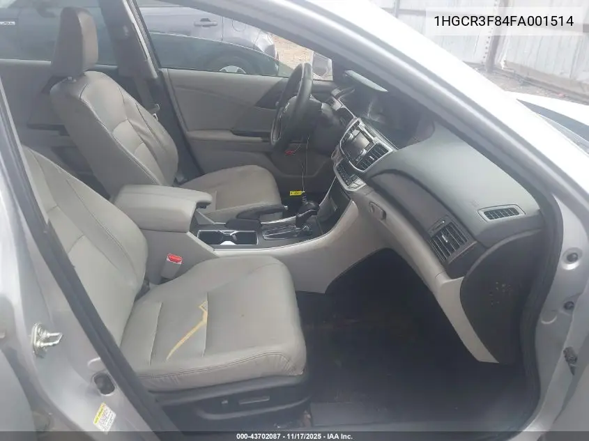 1HGCR3F84FA001514 2015 Honda Accord Ex-L V-6